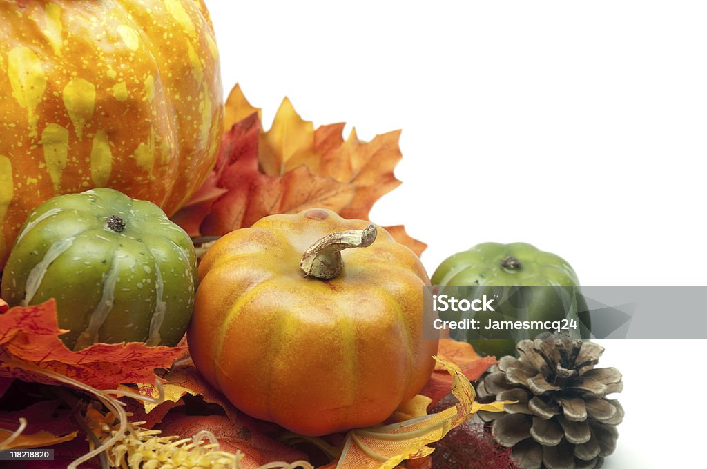 Composizione autunno - Foto stock royalty-free di Arancione