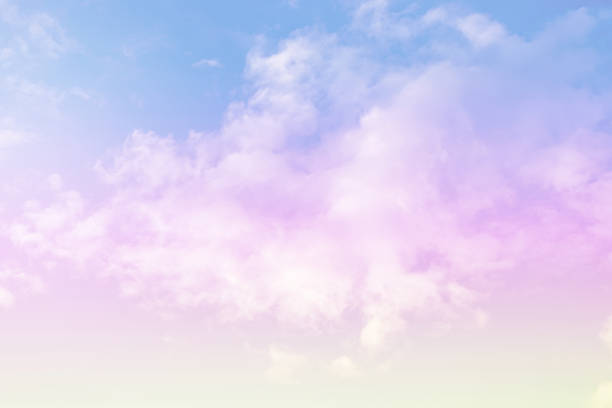 istock beauty soft cloud pastel sky background in dream 1182189360