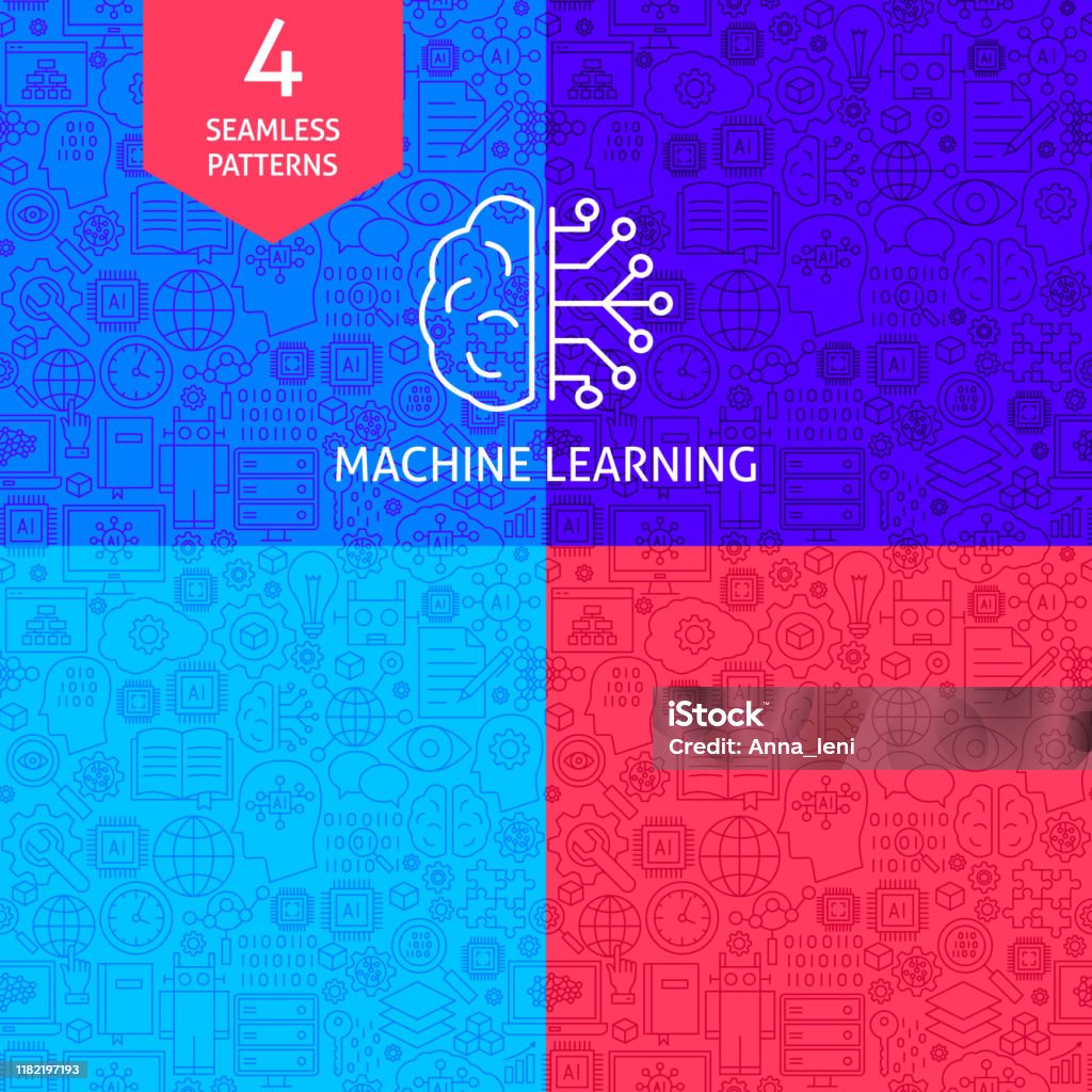 Line Machine Learning Patterns Stock Illustration - Download Image Now ...