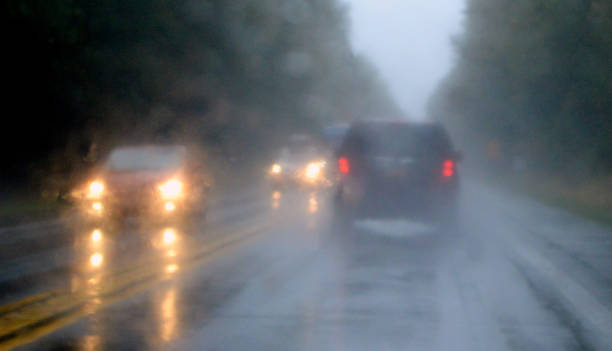 istock Heavy fog on highway 1182205142
