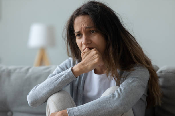 istock Frustrated young mixed race girl feeling desperately. 1182206155