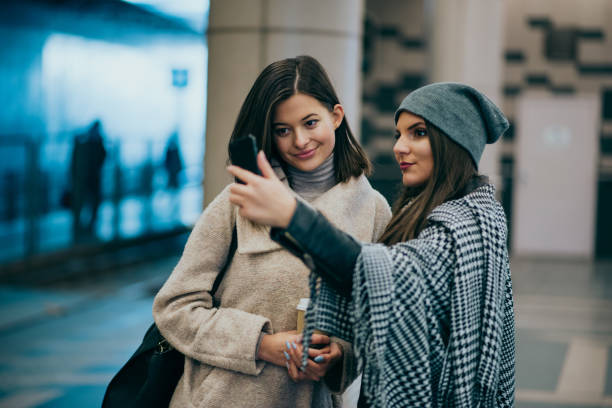 istock women taking selfie in budapest 1182207255