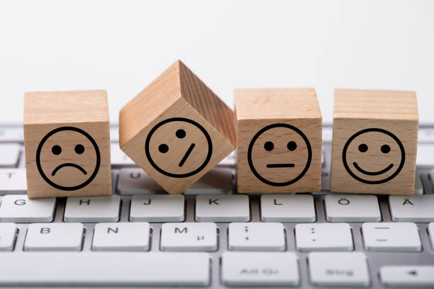 istock Service Satisfaction Survey Dices On Keyboard 1182211262