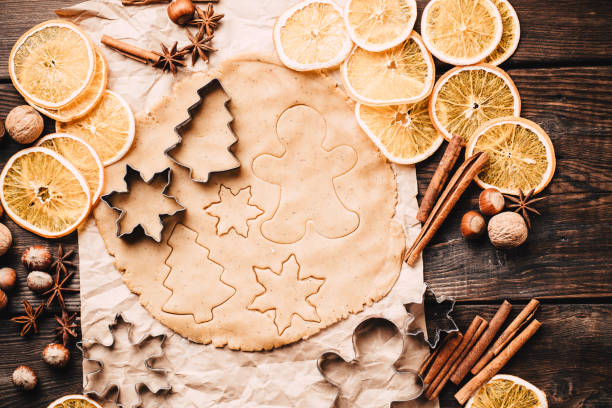 istock christmas gingerbread dough and baking ingredients 1182214865
