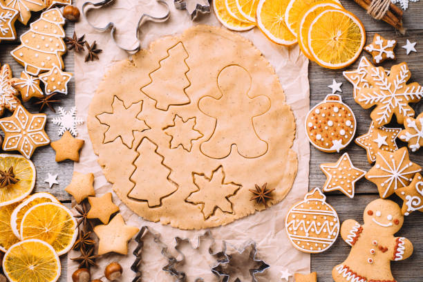 istock christmas gingerbread dough and baking ingredients 1182214927