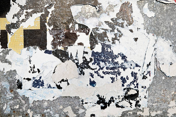 istock Grungey ripped poster board 118221885