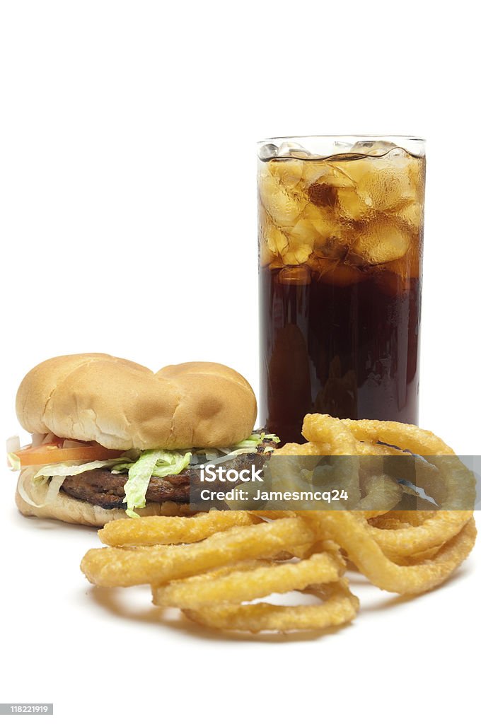 Fast Food - Foto de stock de Alface royalty-free