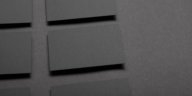 istock Business cards blank. Mockup on color background. Flat Lay. copy space for text 1182220109