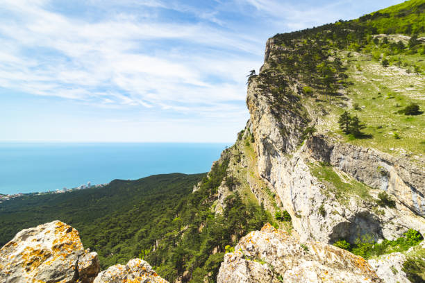 istock Mountain and sea view, Russia 1182220165