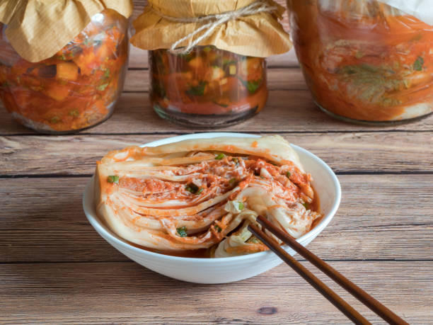 istock Korean kimchi from Chinese cabbage 1182221531