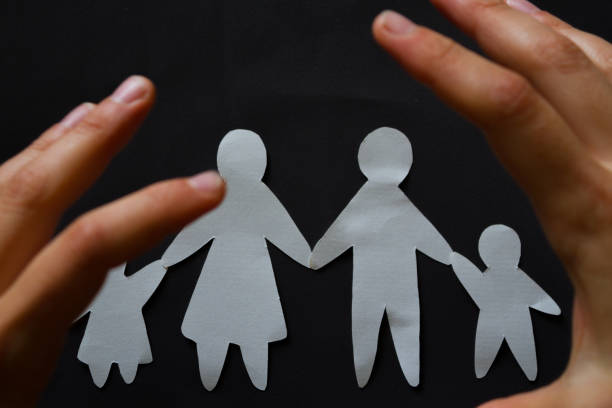 istock Family voodoo doll 1182222513