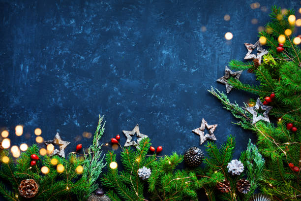 istock Christmas decoration background 1182223501