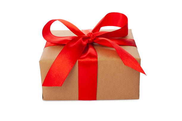 istock Beautiful gift box on white background. Present for Christmas 1182232130