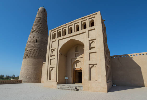 istock The Emin Minaret and Mosque, Turpan. China 1182235138