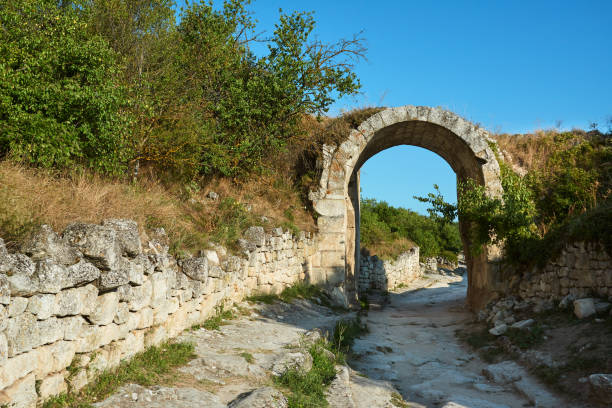 istock Street of ancient city 1182236620