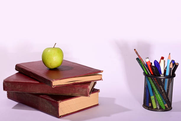 istock Classroom Wooden Desk 1182238775