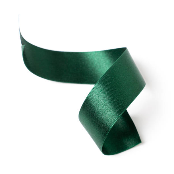 istock green banners ribbons label on white background 1182238848
