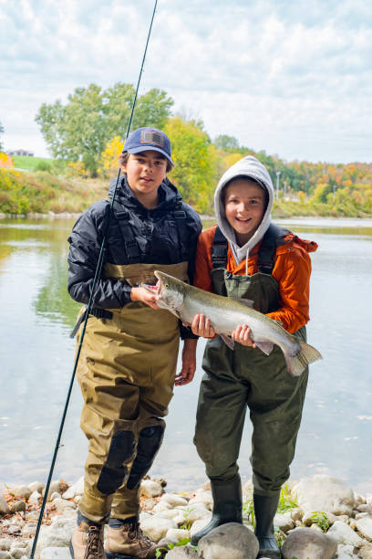 290+ Kids Trout Fishing Stock Photos, Pictures & Royalty-Free Images -  iStock
