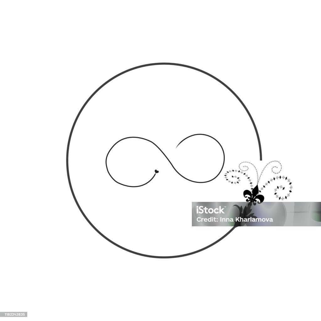 Infinity Sign With Additional Design Infinity Sign Vector Design Stock Illustration - Download Image Now ...