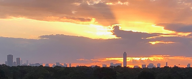 Houston sunrise
