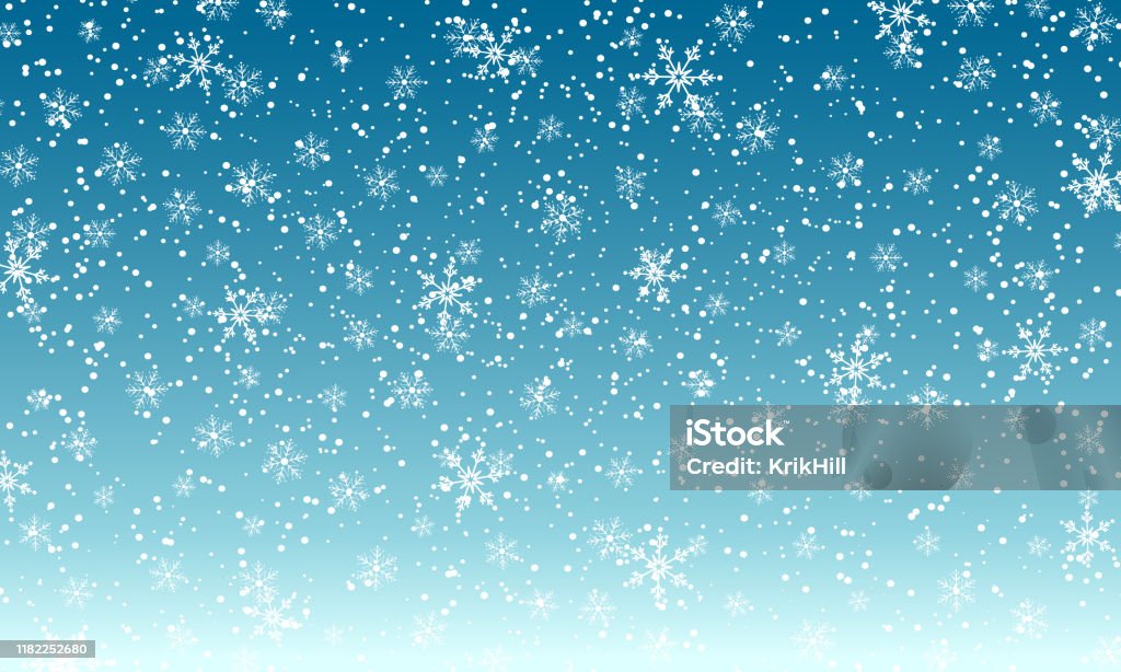 Falling snow background. Vector illustration Falling snow. Vector illustration with snowflakes. Winter blue sky. Christmas texture. Sparkle snow background. Abstract stock vector Falling snow background. Vector illustration Falling snow. Vector illustration with snowflakes. Winter blue sky. Christmas texture. Sparkle snow background. Abstract stock vector