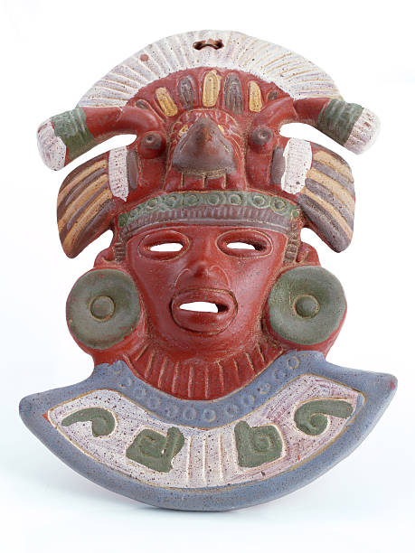 Mayan Mask stock photo