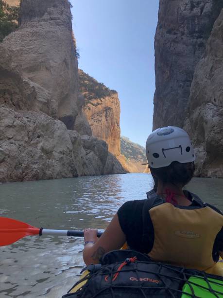 istock Girl on kayak 1182260751