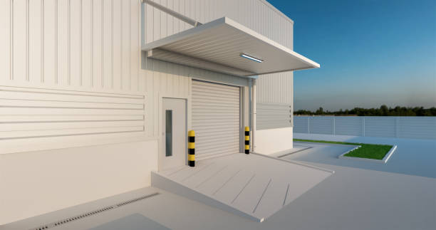 istock shutter door factory 1182261903