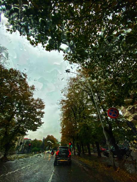 istock drive the car in bad weather 1182266097