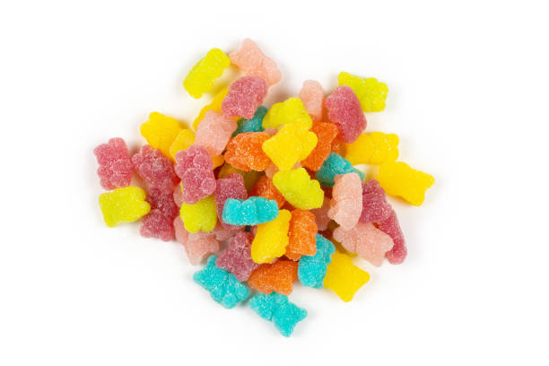 istock Jelly sweats bears isolated on white background. 1182273637