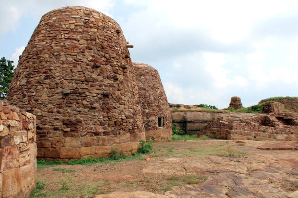 istock A beautiful view of Badami's sculpture. 1182275031