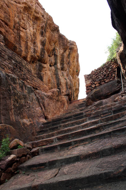 istock A beautiful view of Badami's sculpture. 1182278683