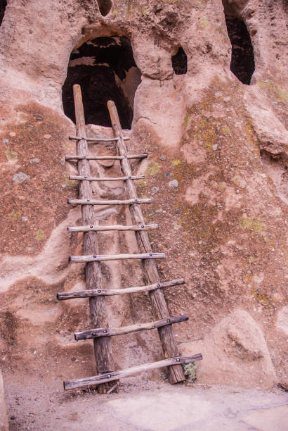 istock Ladder to a Pueblo Cave Opening 1182288785