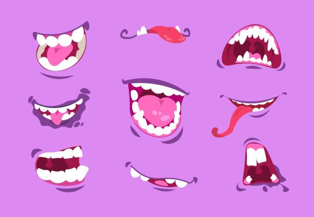 1907m30i010n004fc06432250501 Monster Mouths Cartoon Scary And Crazy Faces With Angry Expressions Comic Cute Caricature Mouth With Teeth And Tongues Stock Illustration - Download Image Now - iStock 1907m30i010n004fc06432250501 Monster Mouths Cartoon Scary And Crazy Faces With Angry Expressions Comic Cute Caricature Mouth With Teeth And Tongues Stock Illustration - Download Image Now - iStock