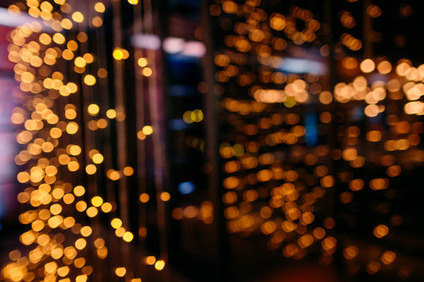 istock festive modern garlands window decor brightly blur 1182290670
