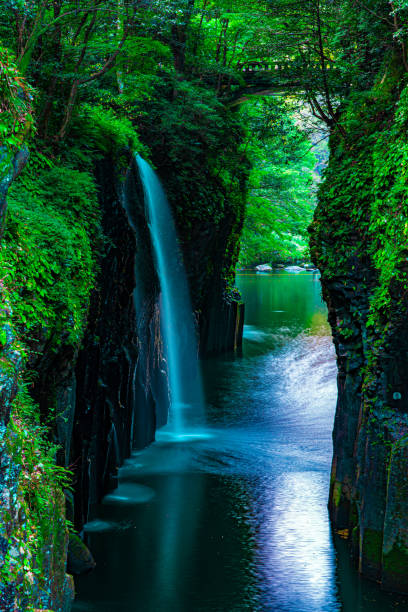 istock waterfall in forest, Takachiho, Miyazaki 1182291118