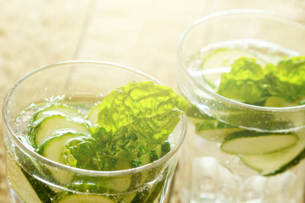 istock Detox water with cucumber 1182306335