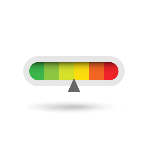 ilustrações de stock, clip art, desenhos animados e ícones de infographic illustration for web design. gauge vector - meter