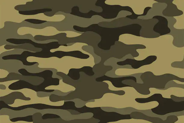Vector illustration of Seamless Camouflage Pattern