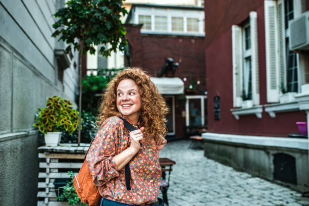 istock Young woman on a tour 1182311349