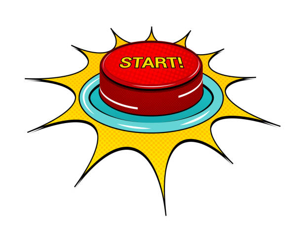 Comic Style Button 1,500+ Comic Book Button Stock Illustrations, Royalty-Free Vector ...