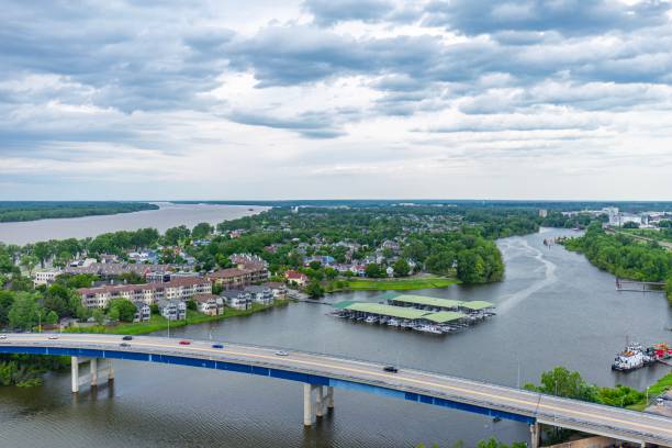 istock Memphis, Tennessee. Top View Bridges 1182315017