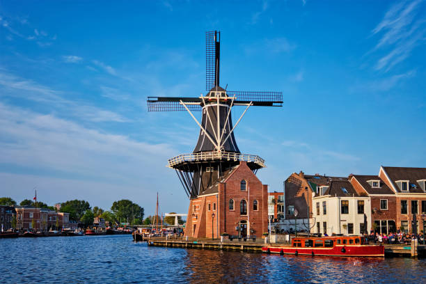 istock Panorama of Harlem, Netherlands 1182315277