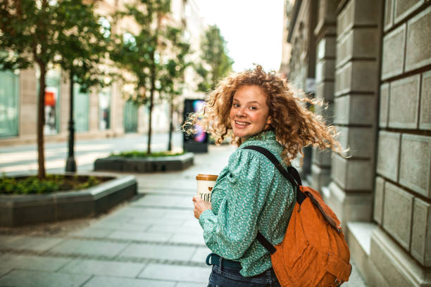 istock Young woman on a tour 1182315531