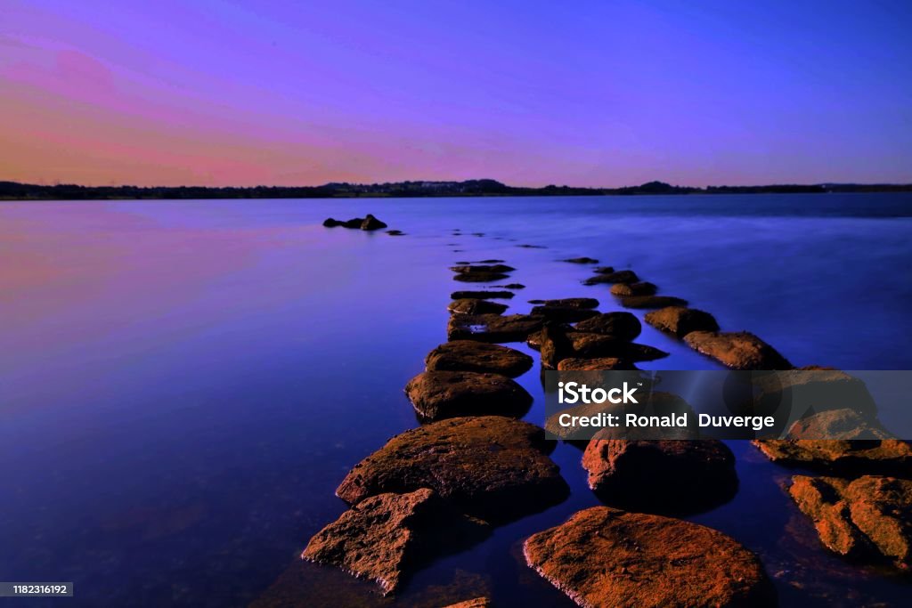 Hafrsfjord stavanger Seascapes collection Beach Stock Photo