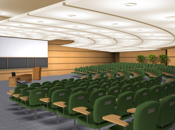 istock Classroom amphitheatre illustration 1182319067