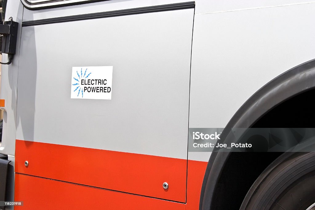 Alimentazione elettrica autobus - Foto stock royalty-free di Autobus