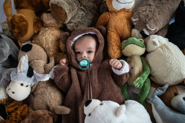 istock Little boy and his best friends 1182325438