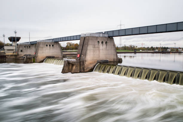 istock Krotzenburg Dam, Germany 1182326382