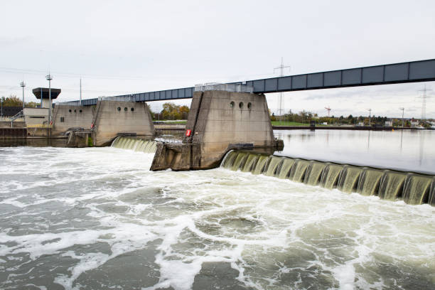 istock Krotzenburg Dam, Germany 1182326393
